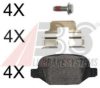 A.B.S. 37184 OE Brake Pad Set, disc brake